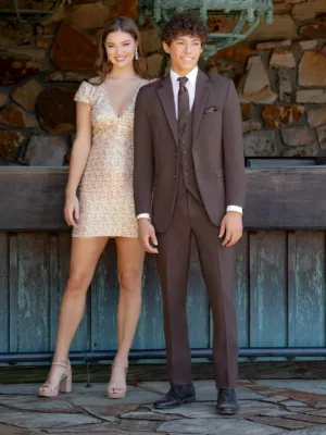 Chocolate Metro Suit