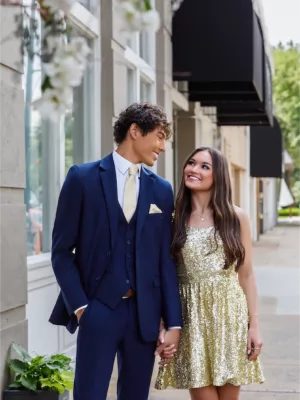 True Navy Metro Suit